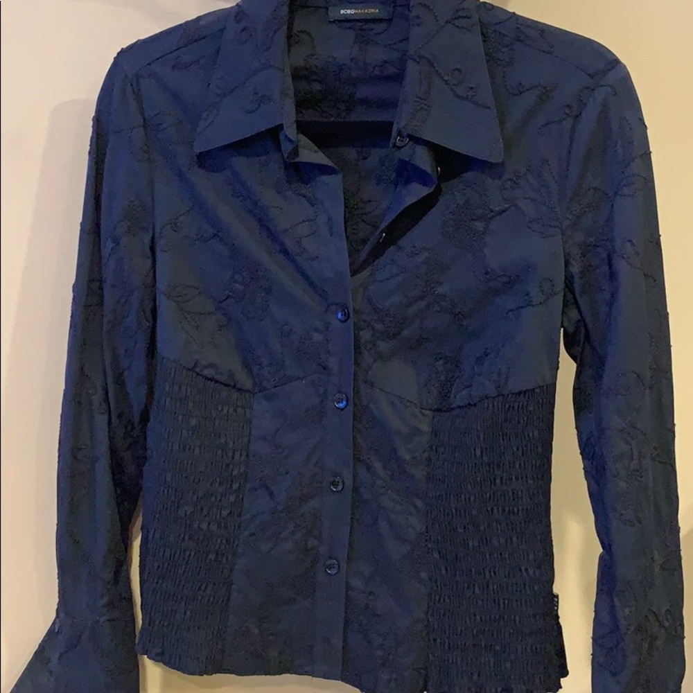 Black bcbg dress shirt